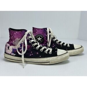 Converse All Star Chuck Taylor Purple Unicorn Galaxy Hi Top Lace Up Sneaker M 7